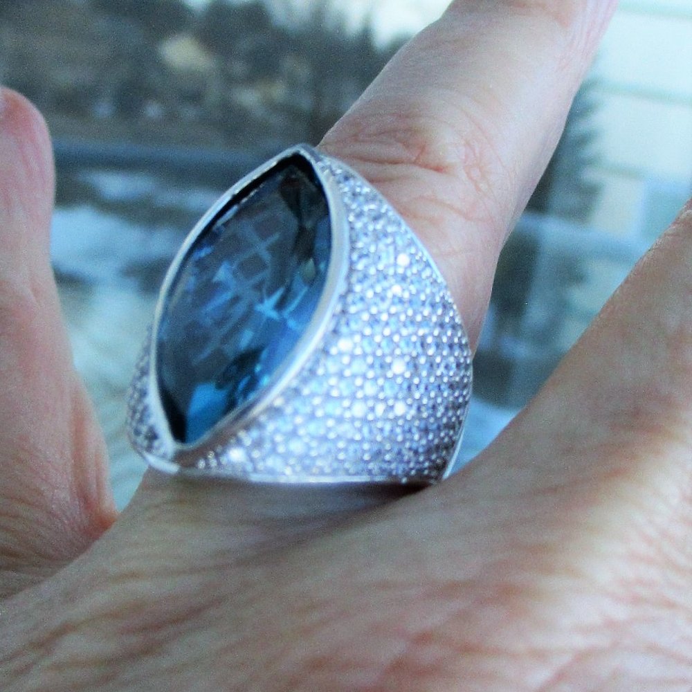 CHARLES WINSTON "SPINEL" RING SIZE 8 NEW